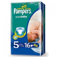 Подгузники Pampers Active Baby 11-25 кг. 16 шт. junior (5)